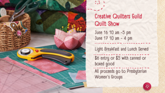 CREATIVE QUILTERS GUILD QUILT SHOW
